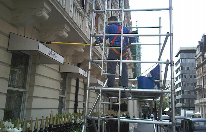 London Hotel Facade Cleaning